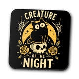 Gothic Night Cat - Coasters