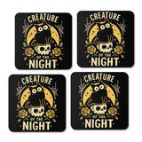Gothic Night Cat - Coasters