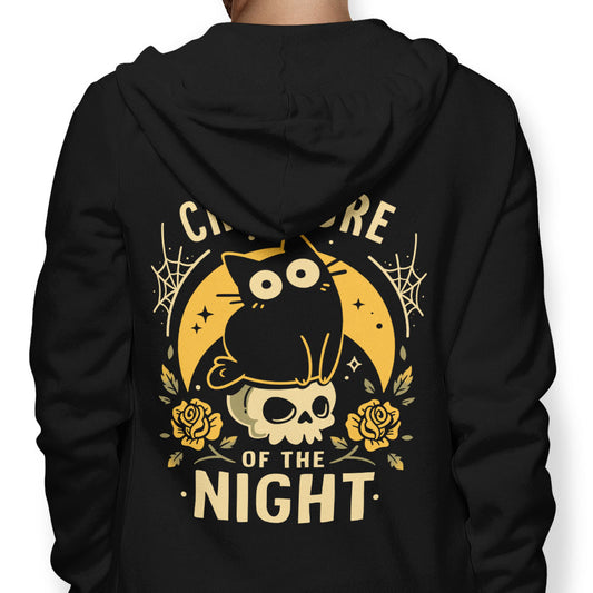 Gothic Night Cat - Hoodie