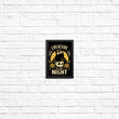 Gothic Night Cat - Posters & Prints