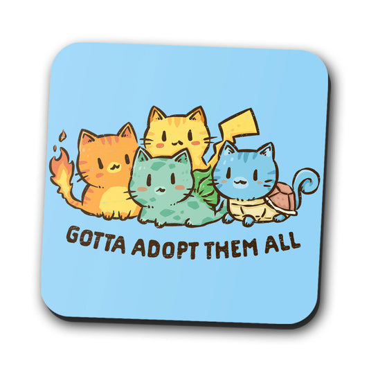 Gotta Adopt 'Em All - Coasters