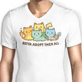 Gotta Adopt 'Em All - Men's V-Neck