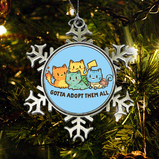 Gotta Adopt 'Em All - Ornament