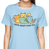 Gotta Adopt 'Em All - Women's Apparel