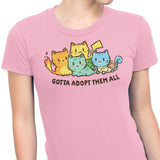 Gotta Adopt 'Em All - Women's Apparel