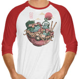 Grass Bowl - 3/4 Sleeve Raglan T-Shirt