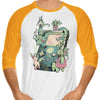 Grass Game - 3/4 Sleeve Raglan T-Shirt