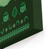 Grass Trainer Sweater - Canvas Print