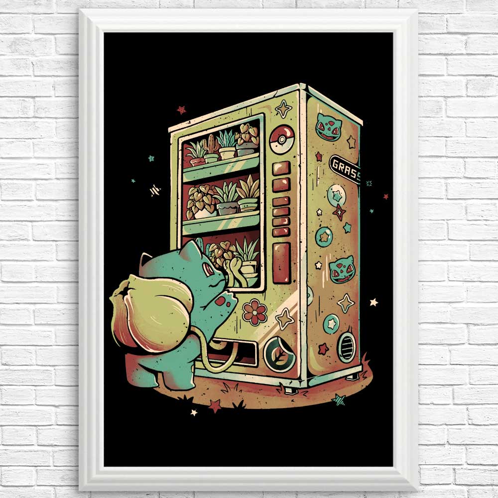 Grass Vending Machine - Posters & Prints