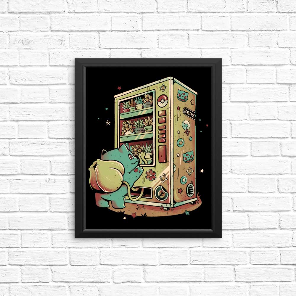 Grass Vending Machine - Posters & Prints
