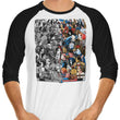 Grayscale vs. Grotesque - 3/4 Sleeve Raglan T-Shirt