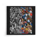 Grayscale vs. Grotesque - Canvas Print