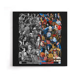 Grayscale vs. Grotesque - Canvas Print