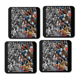 Grayscale vs. Grotesque - Coasters