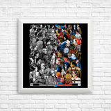 Grayscale vs. Grotesque - Posters & Prints