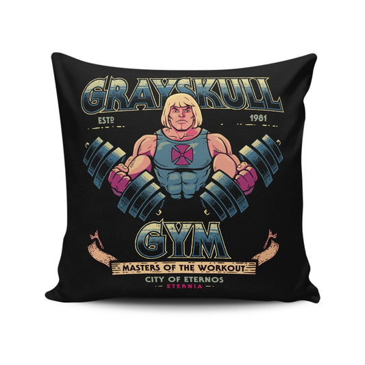 Grayskull Gym - Throw Pillow