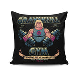Grayskull Gym - Throw Pillow
