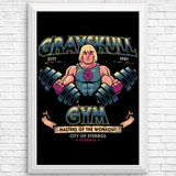 Grayskull Gym - Posters & Prints