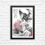 Great Old One Sumi-e - Posters & Prints