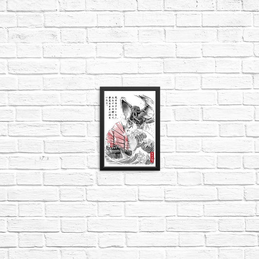 Great Old One Sumi-e - Posters & Prints