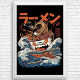 Great Ramen Off Kanagawa (Alt) - Posters & Prints
