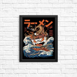 Great Ramen Off Kanagawa (Alt) - Posters & Prints