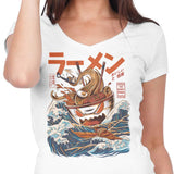 Great Ramen Off Kanagawa - Women's V-Neck