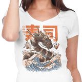 Great Sushi Dragon - Women's V-Neck
