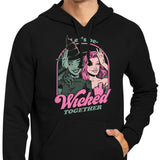 Green and Pink Witches - Hoodie