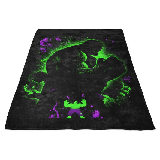 Green Monster - Fleece Blanket