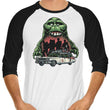 Green Slime Time - 3/4 Sleeve Raglan T-Shirt