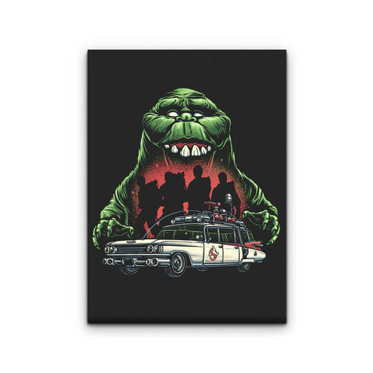 Green Slime Time - Canvas Print