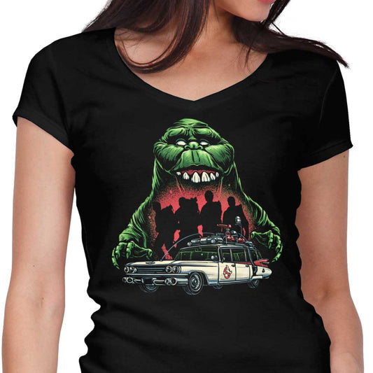 Green Slime Time - Women's V-Neck