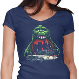Green Slime Time - Women's V-Neck