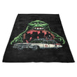 Green Slime Time - Fleece Blanket