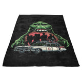 Green Slime Time - Fleece Blanket
