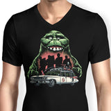Green Slime Time - Men's V-Neck