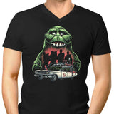 Green Slime Time - Men's V-Neck
