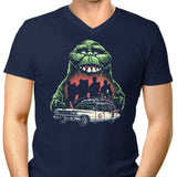 Green Slime Time - Men's V-Neck