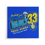 Greetings from 33 - Canvas Print