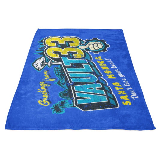 Greetings from 33 - Fleece Blanket