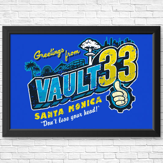 Greetings from 33 - Posters & Prints