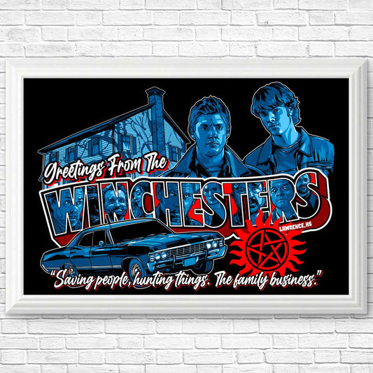 Greetings from Lawrence - Posters & Prints