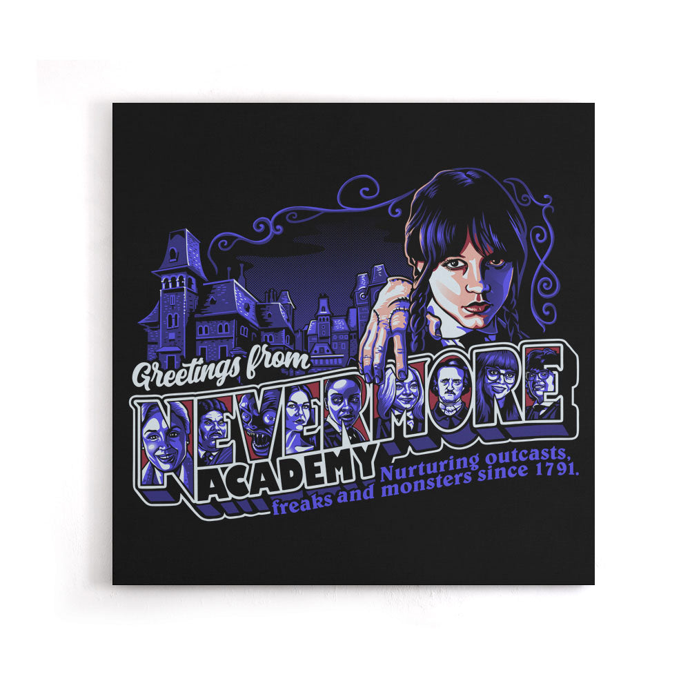 Greetings from Nevermore - Canvas Print