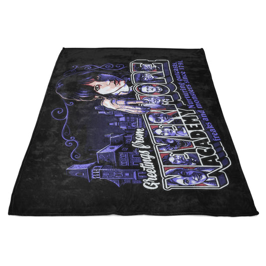 Greetings from Nevermore - Fleece Blanket