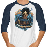 Groovy Cabin - 3/4 Sleeve Raglan T-Shirt