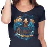 Groovy Cabin - Women's V-Neck