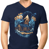 Groovy Cabin - Men's V-Neck