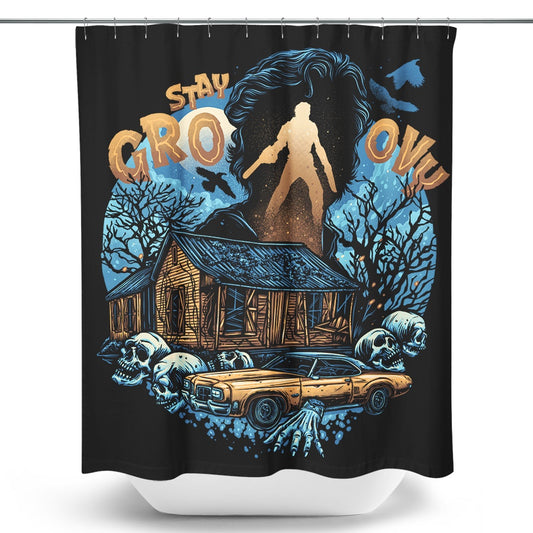 Groovy Cabin - Shower Curtain