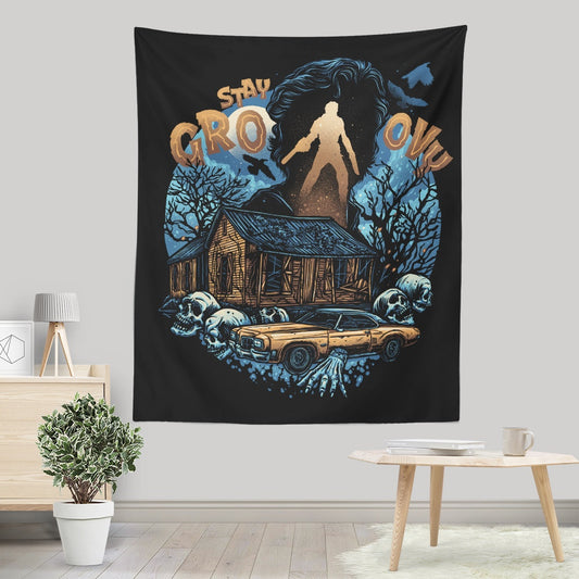 Groovy Cabin - Wall Tapestry
